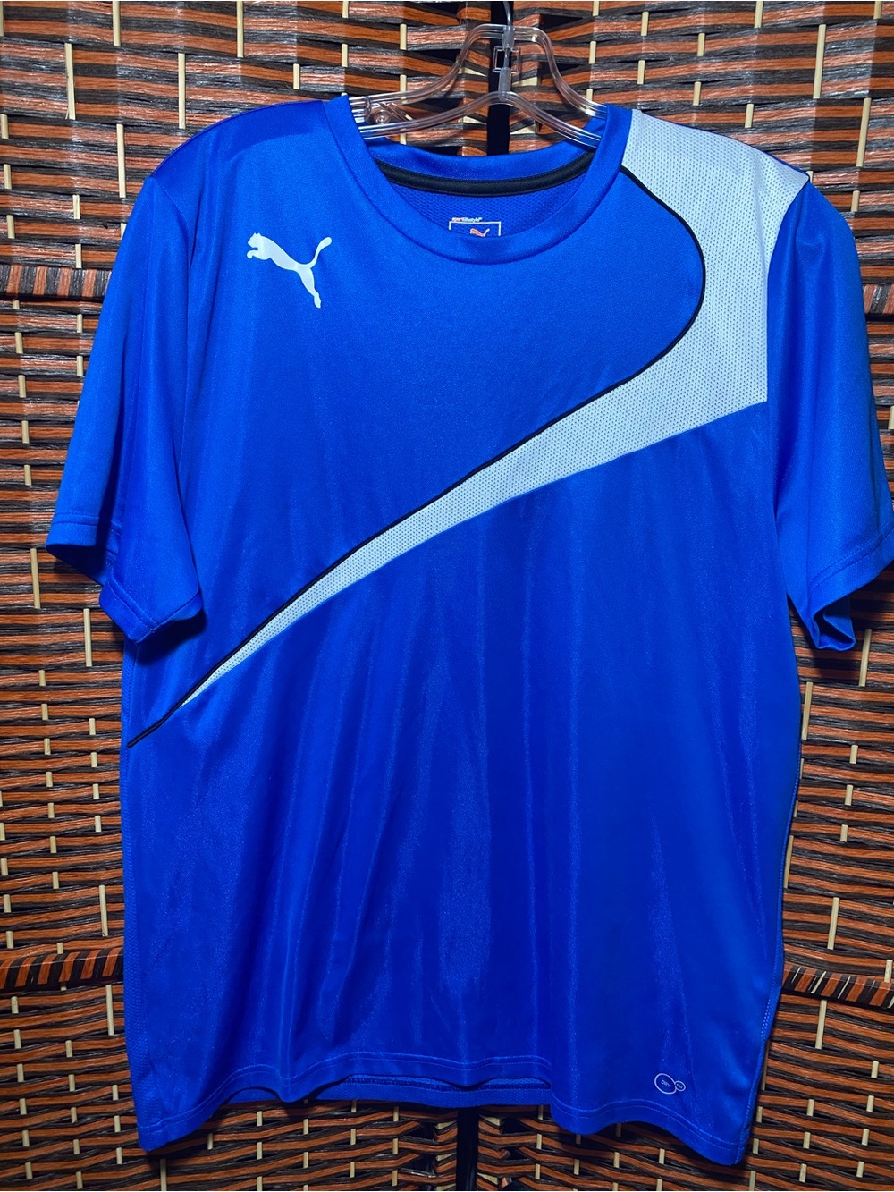 Puma SportLifestyle DryCELL Athletic Performance Shirt - Men’s Large Blue
